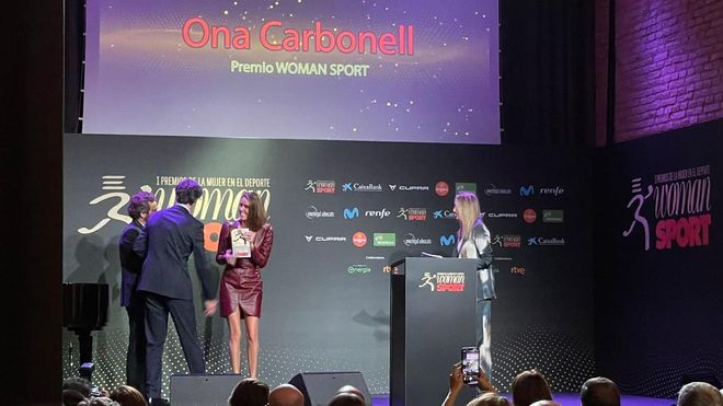 Ona Carbonell, Premio WOMAN SPORT Ona Carbonell, Premio WOMAN SPORT