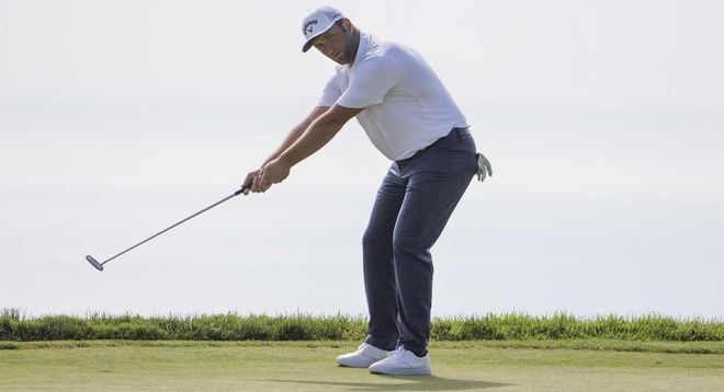 Jon Rahm, durante su recorrido de este sábado. Jon Rahm, durante su recorrido de este sábado.