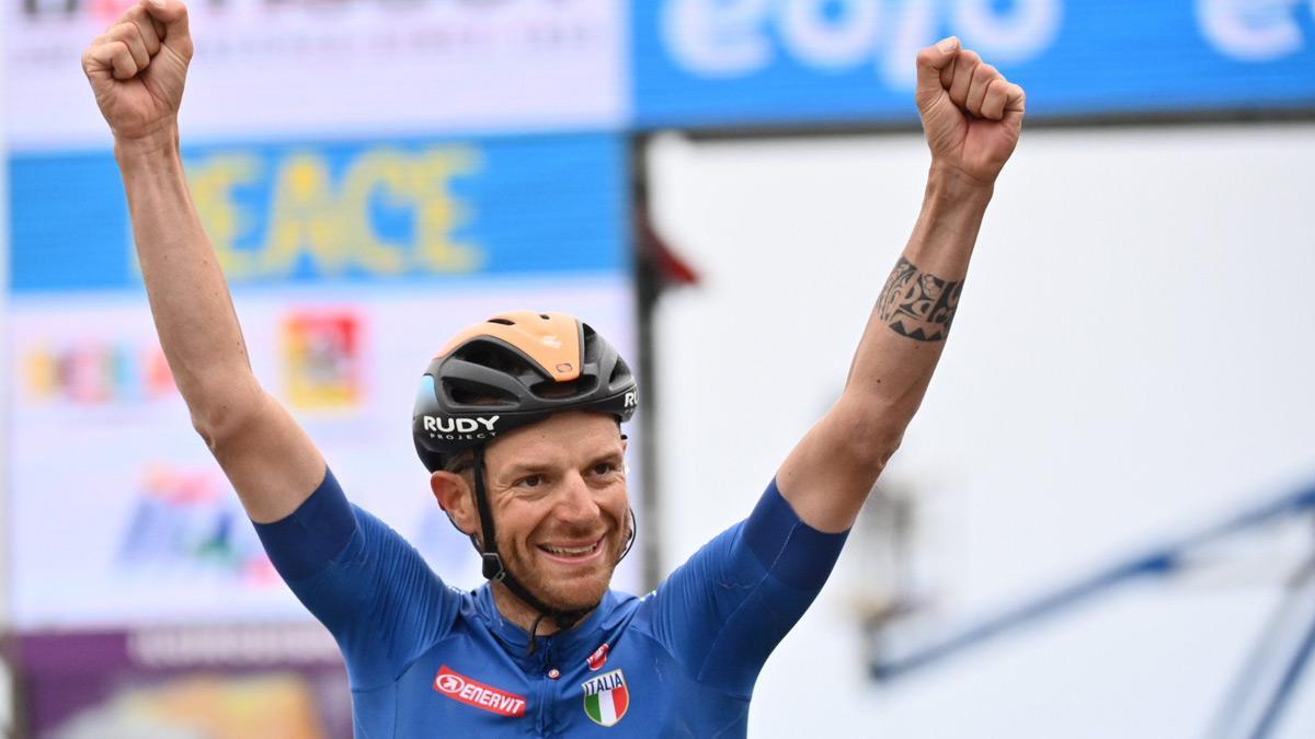 Caruso ganó la etapa de hoy en el Giro de Sicilia