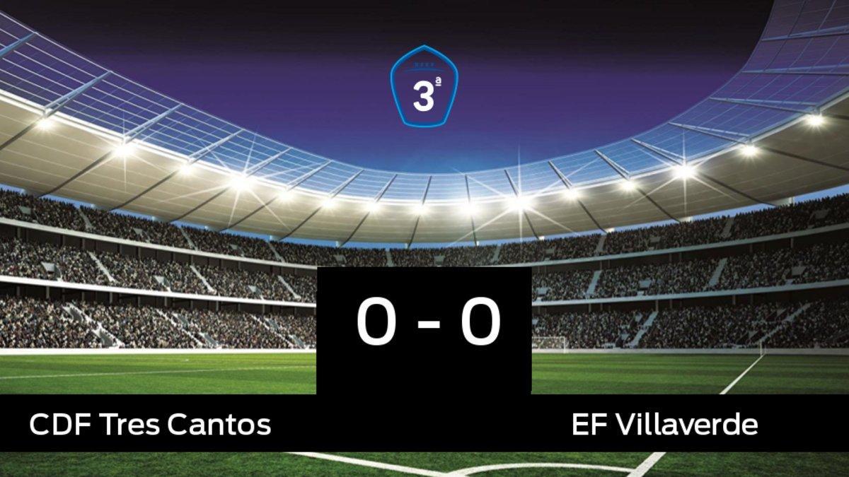 Empate, 0-0, entre el Tres Cantos y el Villaverde
