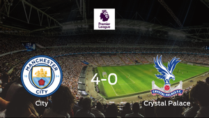 Goleada del Manchester City por 4-0 frente al Crystal Palace Goleada del Manchester City por 4-0 frente al Crystal Palace