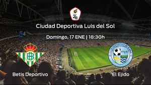 Previa del encuentro: el Betis Deportivo recibe en casa a El Ejido Previa del encuentro: el Betis Deportivo recibe en casa a El Ejido