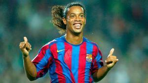 Ronaldinho, la sornisa del Barça