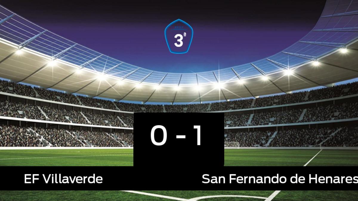 El San Fernando de Henares vence por 0-1 al Villaverde