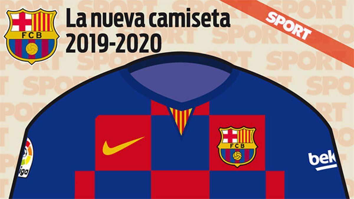 Así será la camiseta del FC Barcelona de la temporada 2019-2020
