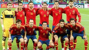 La selección española, en la Eurocopa de 2012 La selección española, en la Eurocopa de 2012