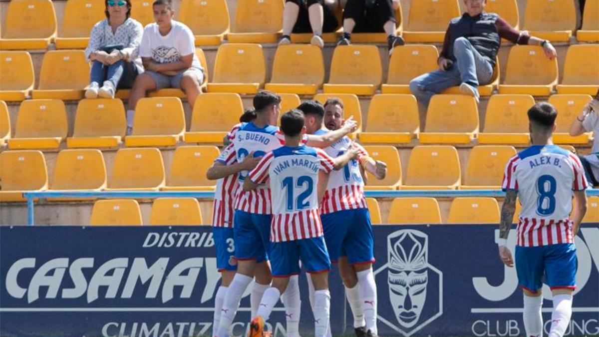 El Girona celebra el gol de Stuani al Alcorcón
