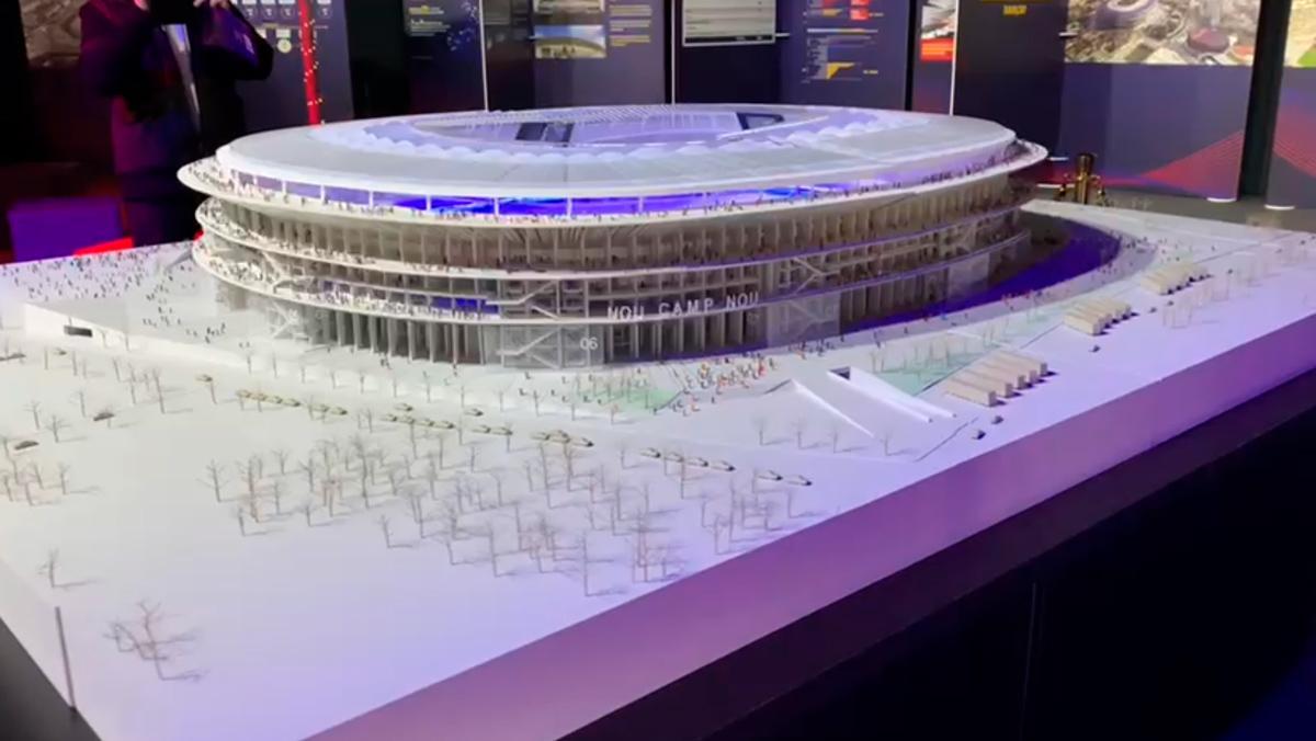 El Barça muestra cómo es el Espai Barça con una exposición en el Camp Nou