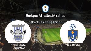 Previa del partido: el Crevillente Deportivo recibe al Villajoyosa Previa del partido: el Crevillente Deportivo recibe al Villajoyosa