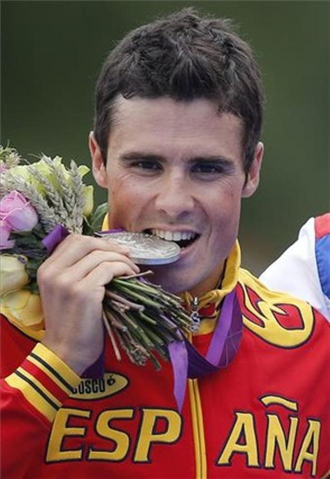 Javier Gómez Noya conquistó la plata en triatlón