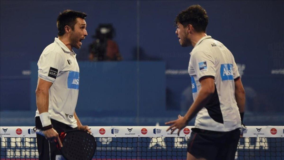 Tapia y Bela celebran su triunfo en semis Tapia y Bela celebran su triunfo en semis