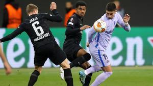 Eintracht - FC Barcelona: Ferran Torres la tuvo nada más comenzar el partido