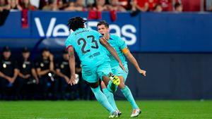 Osasuna - FC Barcelona: El gol de Koundé