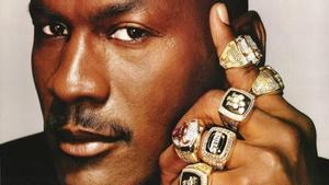 Michael Jordan ganó seis anillos de la NBA