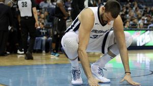 Marc Gasol pasa por una mala racha con sus Grizzlies Marc Gasol pasa por una mala racha con sus Grizzlies
