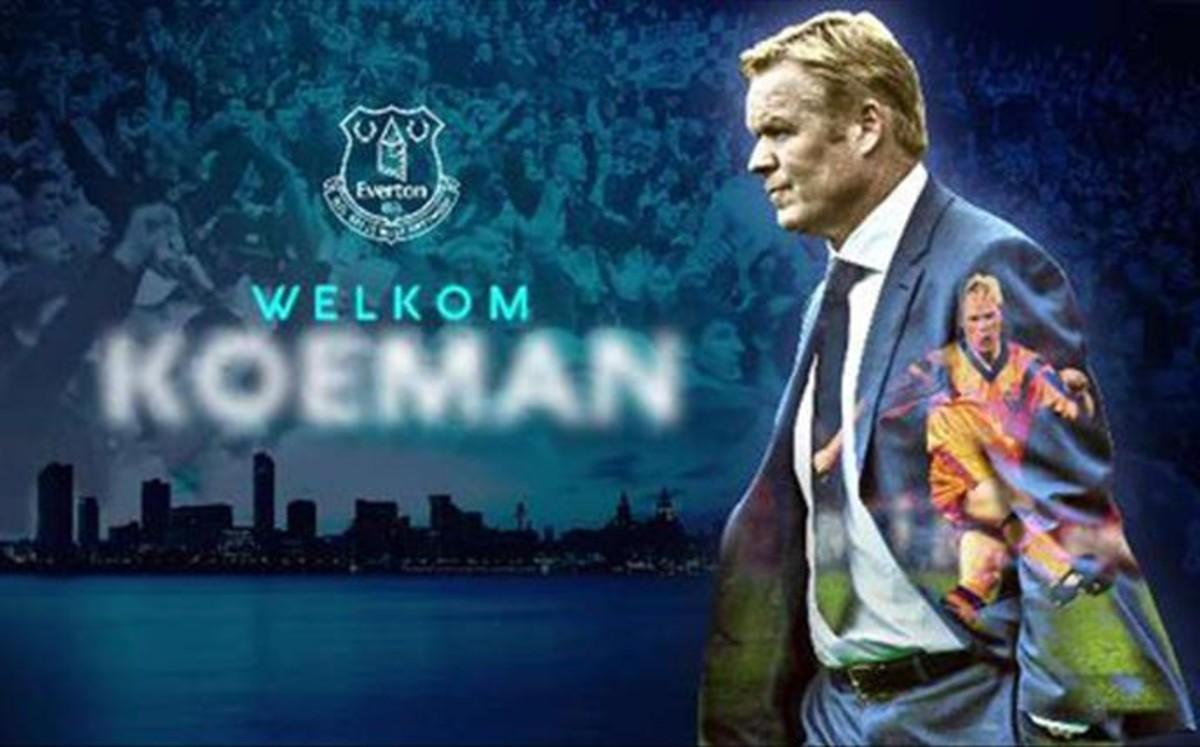 El Everton dio así la bienvenida a su nuevo entrenador, Ronald Koeman