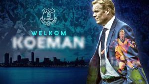 El Everton dio así la bienvenida a su nuevo entrenador, Ronald Koeman El Everton dio así la bienvenida a su nuevo entrenador, Ronald Koeman