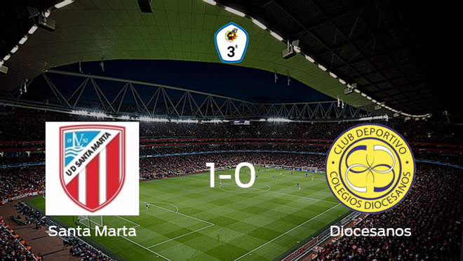 Victoria del Santa Marta por la mínima ante el CD Diocesanos (1-0) Victoria del Santa Marta por la mínima ante el CD Diocesanos (1-0)