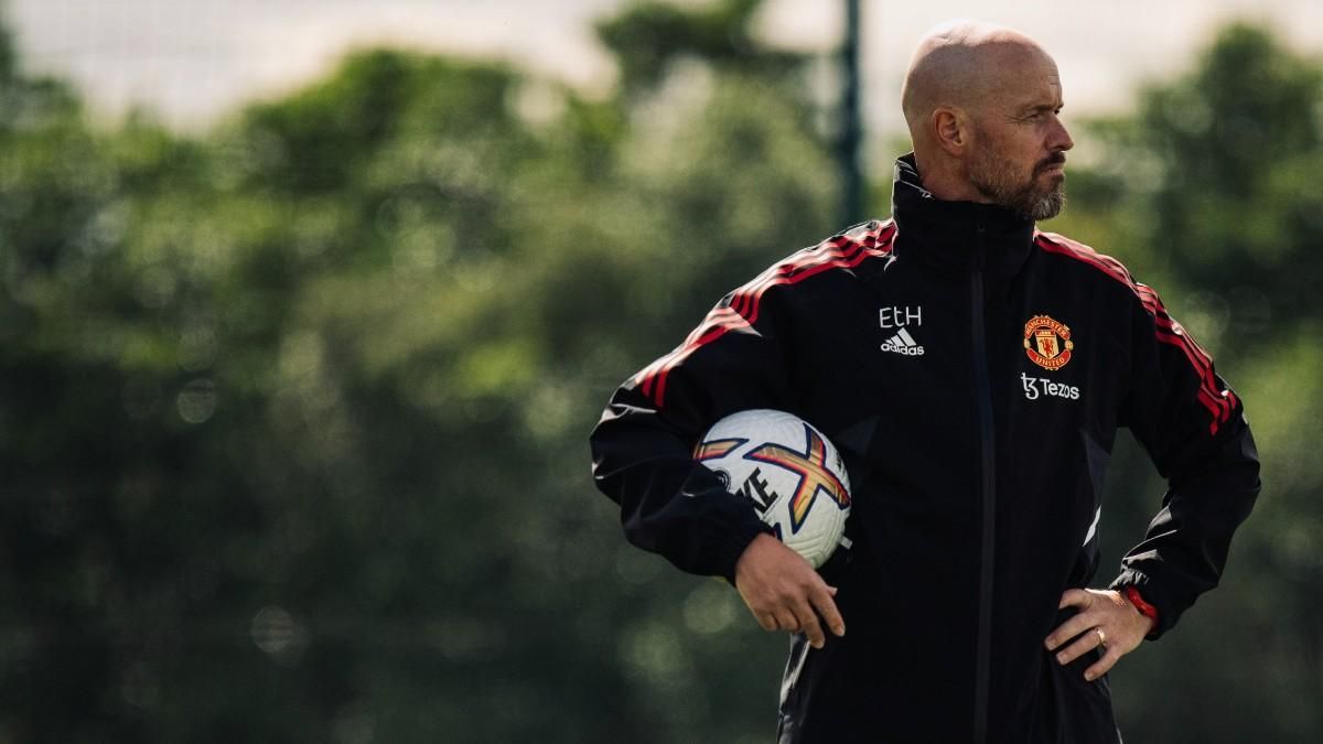 Erik ten Hag, entrenador del Manchester United Erik ten Hag, entrenador del Manchester United