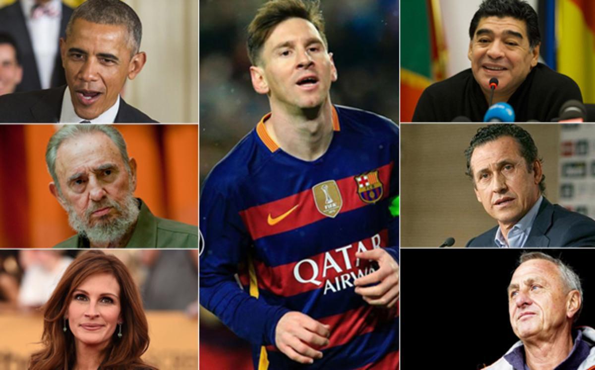 Leo Messi ha recibido elogios de todos los ámbitos de la sociedad