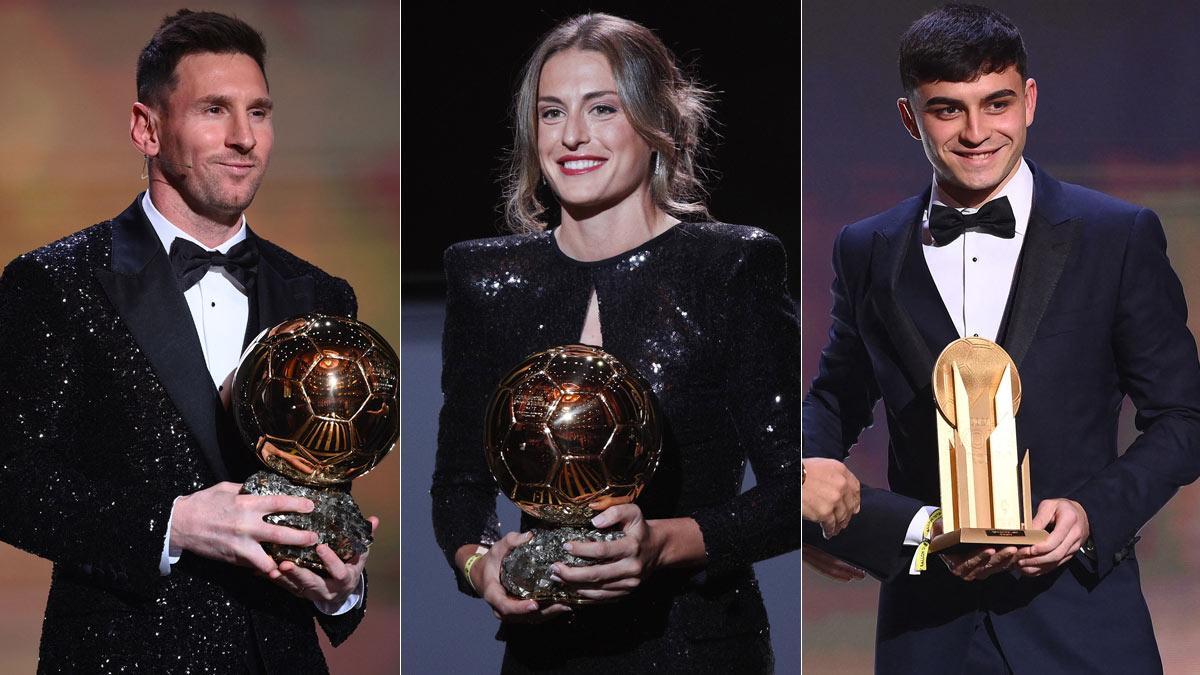 Messi, Alexia y Pedri, protagonistas en el Balón de Oro 2021