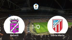 El Becerril suma tres puntos más frente al Santa Marta (1-0) El Becerril suma tres puntos más frente al Santa Marta (1-0)