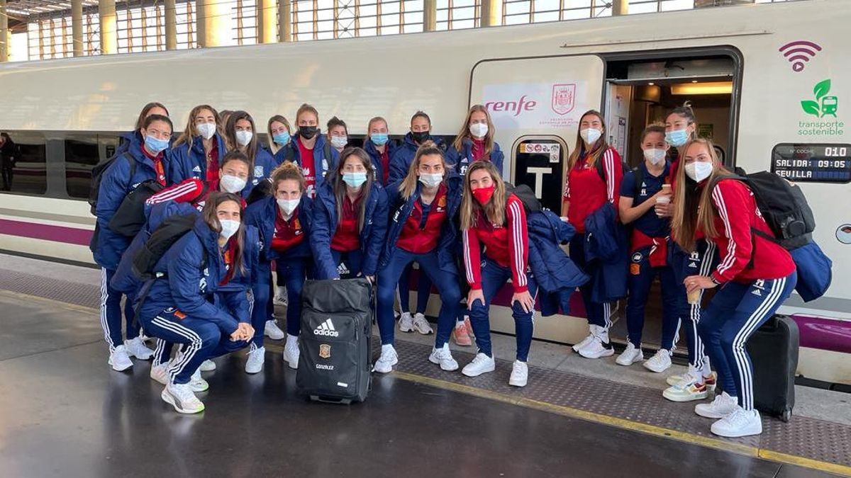 La selección española viaja a Sevilla La selección española viaja a Sevilla
