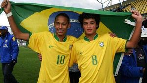 Neymar y Coutinho coincidieron en el MIC Neymar y Coutinho coincidieron en el MIC