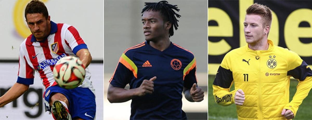 Koke, Cuadrado y Reus son los tres futbolistas deseados