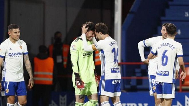 Si el Zaragoza encadena un partido más sin vencer, podría caer en la zona de descenso Si el Zaragoza encadena un partido más sin vencer, podría caer en la zona de descenso