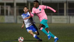 Ilaix Moriba volverá a ser, como ante el Prat, el pegamento en el centro del campo Ilaix Moriba volverá a ser, como ante el Prat, el pegamento en el centro del campo