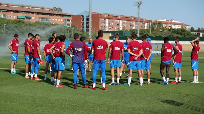 Koeman lleva trabajando diez días en pretemporada Koeman lleva trabajando diez días en pretemporada
