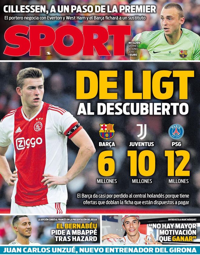 Esta es la portada del viernes 14 de junio de 2019 Esta es la portada del viernes 14 de junio de 2019