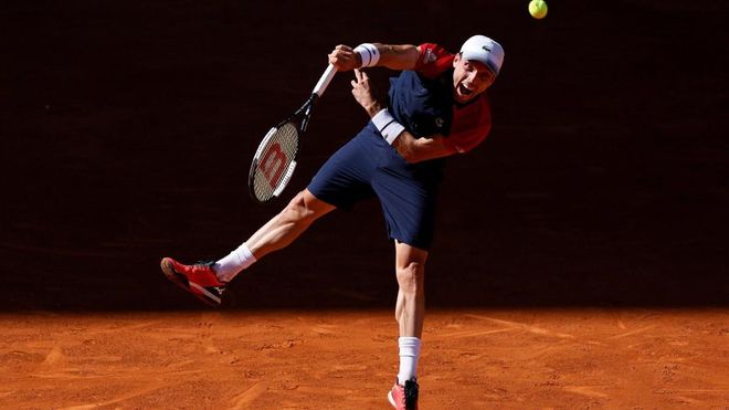 Roberto Bautista, durante el Mutua Madrid Open Roberto Bautista, durante el Mutua Madrid Open