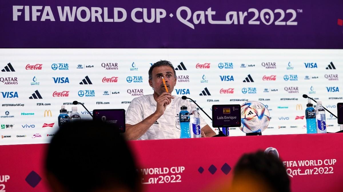 Luis Enrique, en rueda de prensa Luis Enrique, en rueda de prensa