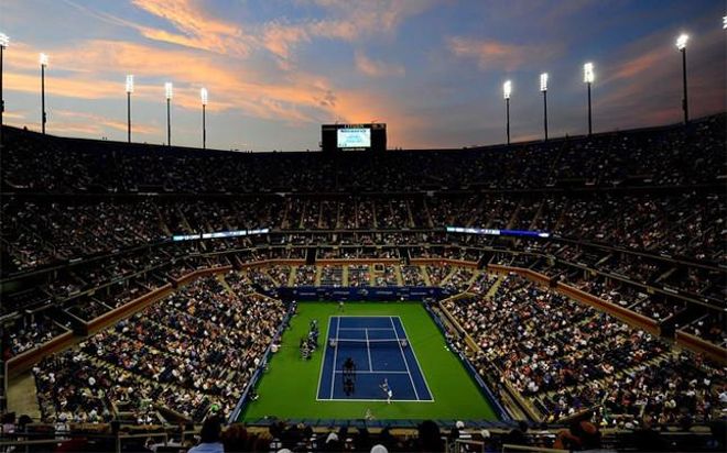 Vista panorámica de la Arthur Ashe Vista panorámica de la Arthur Ashe