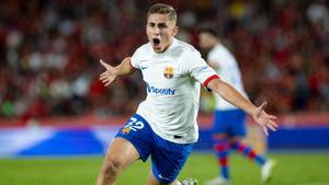 Mallorca - FC Barcelona: El gol de Fermín