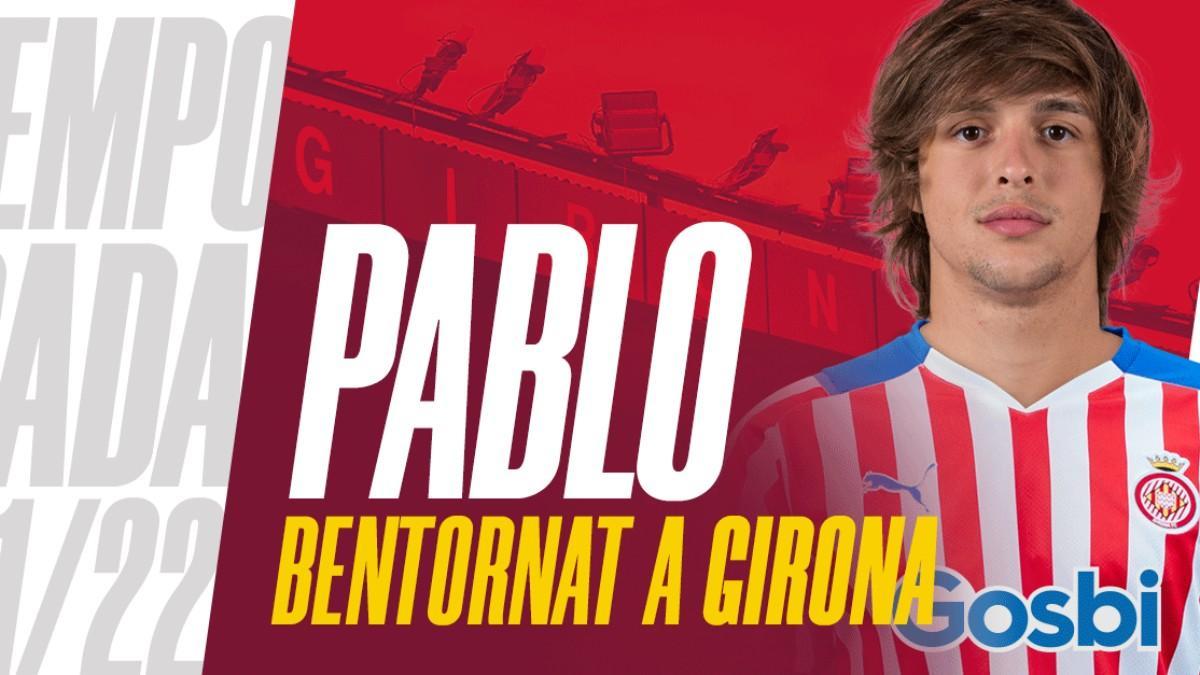 Pablo Moreno disputará una nueva temporada en el Girona