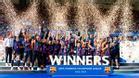 ¡Alexia Putellas levantó al cielo de Eindhoven la segunda Champions para el Barça!