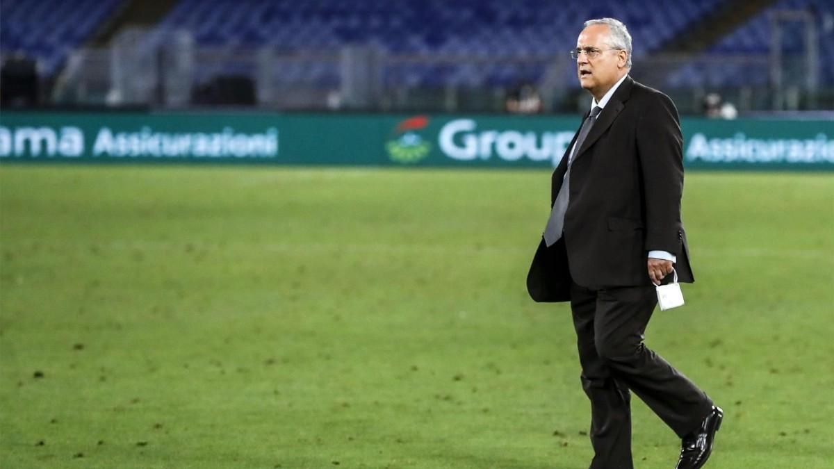 Claudio Lotito, presidente de la Lazio Claudio Lotito, presidente de la Lazio