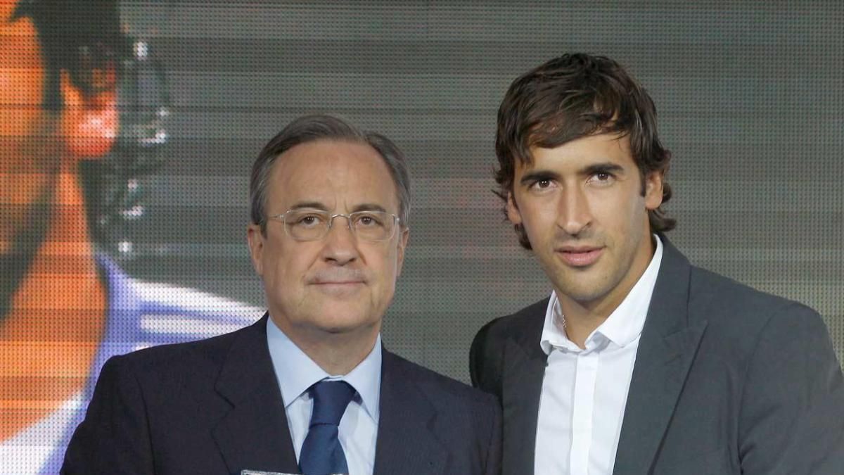 Raúl y Florentino Pérez Raúl y Florentino Pérez