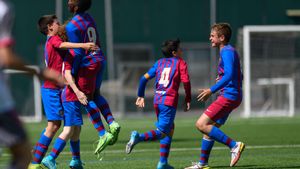 El Alevín D del Barça ha ganado su liga regular El Alevín D del Barça ha ganado su liga regular