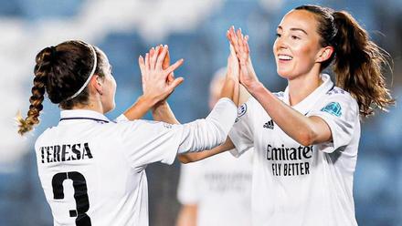 El Real Madrid se despidió de la Champions femenina con una estéril goleada