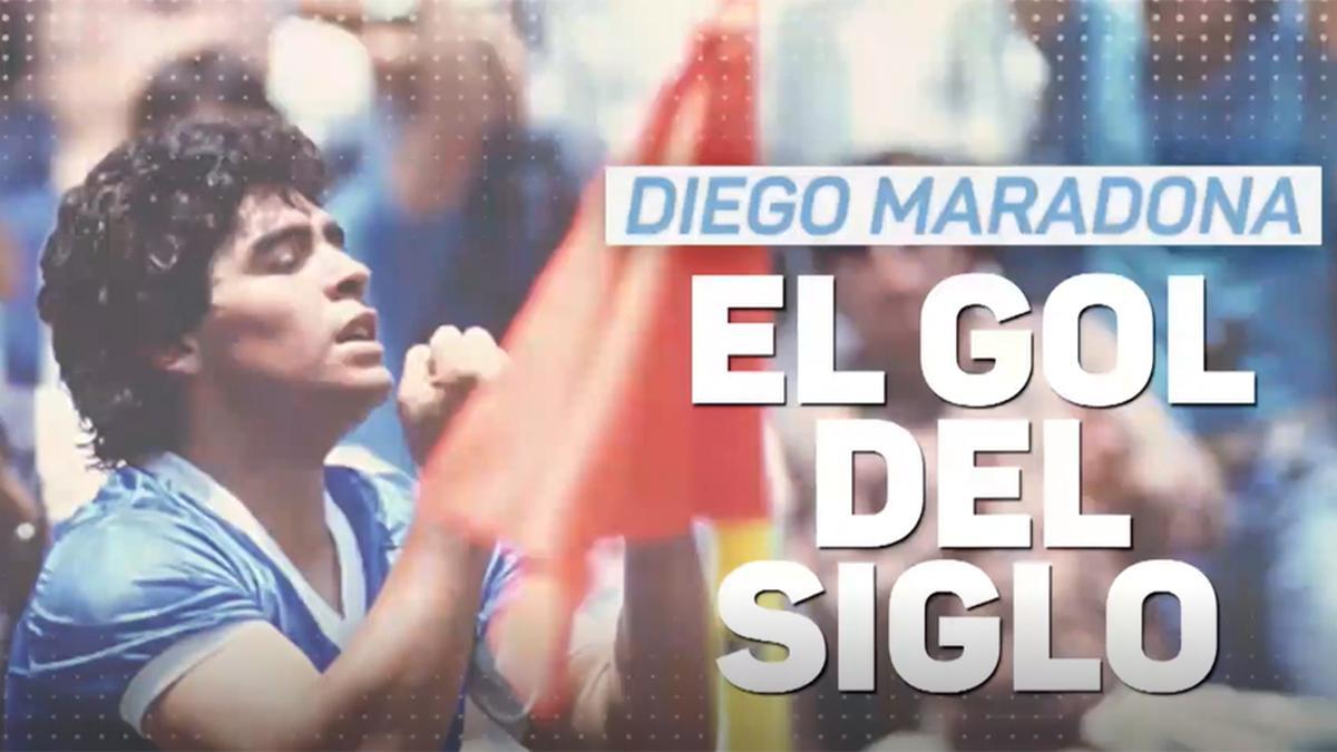 Maradona y el gol del siglo