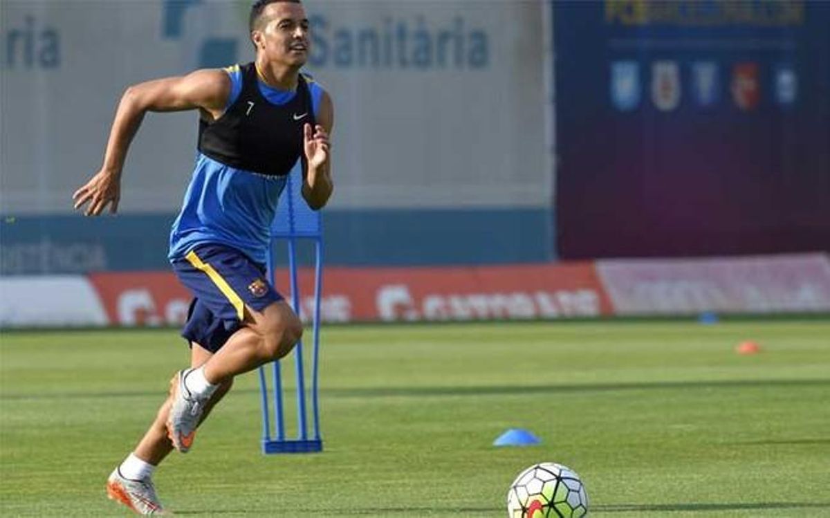 Pedro Rodríguez en su primer entrenamiento de la pretemporada 2015-16 con el FC Barcelona Pedro Rodríguez en su primer entrenamiento de la pretemporada 2015-16 con el FC Barcelona