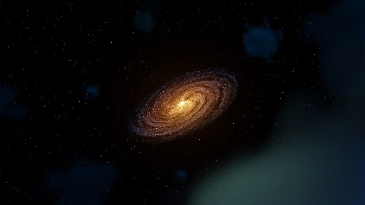 Foto: ilustración de los tenues depósitos de combustible que rodean a las galaxias, lo que les permite formar nuevas estrellas y sistemas planetarios.