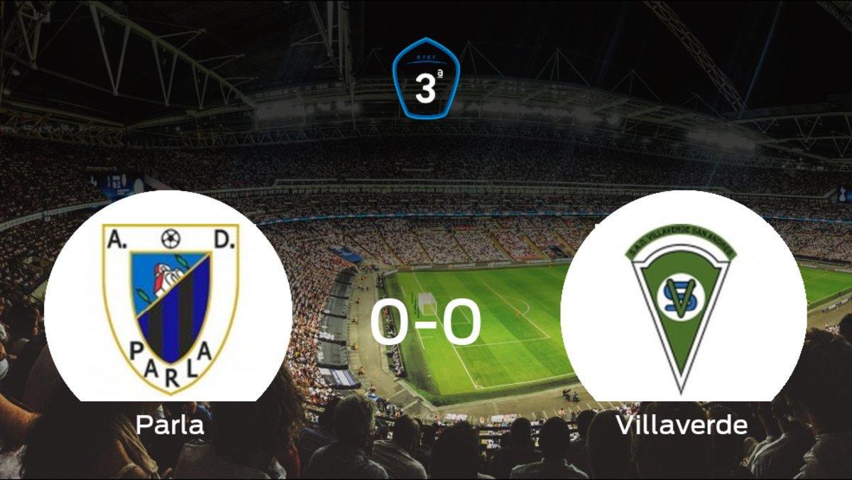 Reparto de puntos entre el Parla y el Villaverde (0-0)