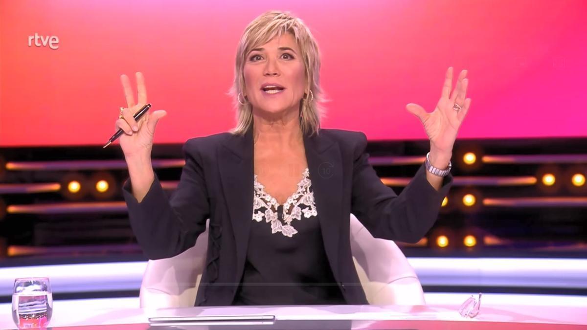 Julia Otero, en ‘Días de tele’ (TVE-1).