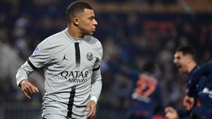 Mbappé lesionado ante el Montpellier