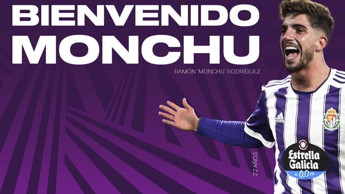 Monchu, jugador del Valladolid